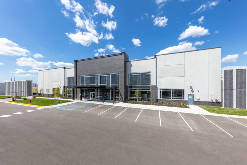 Exterior of Oppidan Olathe Ground-Up Data Center