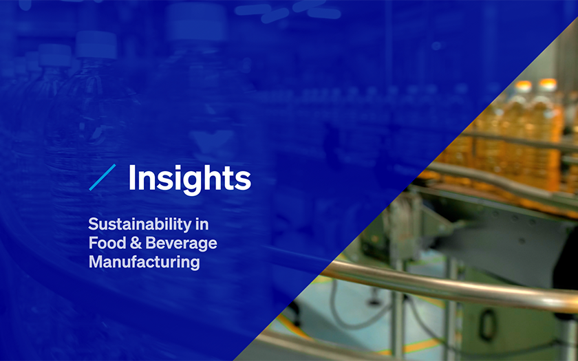 Video thumbnail for sustainability in food and beverage manufacturing