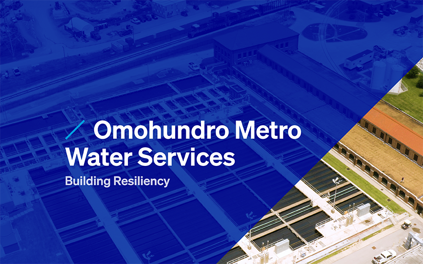 Video thumbnail with Salas O'Brien branding for Omohundro Metro Water Services