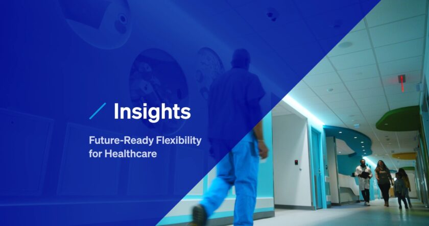 Thumbnail for a video on future-ready flexibility for healthcare