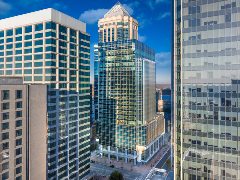 Antenne extérieure de Lincoln Property Company, 600 South Tyron Street