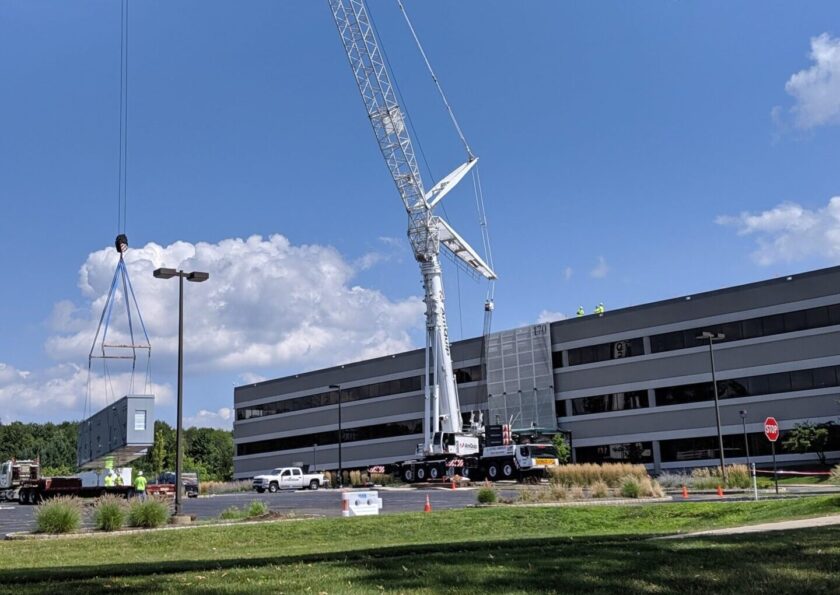 Extérieur de la nouvelle usine pharmaceutique Celularity