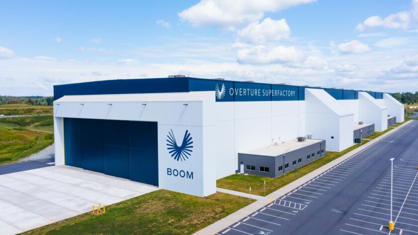 The Boom Supersonic Overture Superfactory in Greensboro, North Carolina